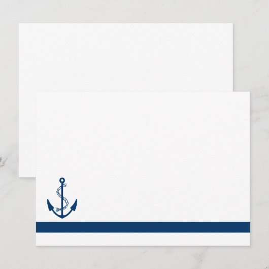 Opmerking: ankerkaart notitiekaartje (Voorkant / Achterkant)