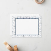 Opmerking: ankerkaart notitiekaartje (Voorkant / Achterkant in situ)