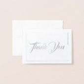 Opmerking: bedankt voor uw mini-formaat folie kaarten (Voorkant met envelop)