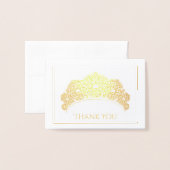 Opmerking: bedankt voor uw mini-formaat folie kaarten (Voorkant met envelop)