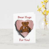 Opmerking: Beer voor borstkanker Kaart (Gele Bloem)