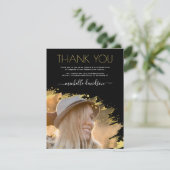 Opmerking: begrafenisdank bedankkaart (Staand voorkant)