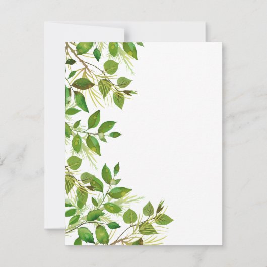 Opmerking: begrafenisdank | Foto Bedankkaart (Achterkant)