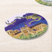 Opmerking Dame Ronde Papier Onderzetters (Set van  (Gebogen)