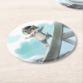 Opmerking Dame Ronde Papier Onderzetters (Set van (Gebogen)