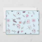 Opmerking: elegant vlak modern bedankkaart (Achterkant)