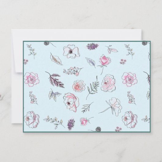 Opmerking: elegant vlak modern bedankkaart (Achterkant)