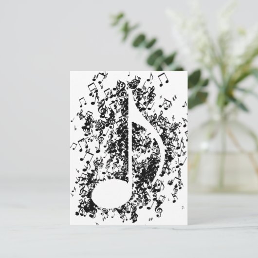 Opmerking: explosie briefkaart (Staand voorkant)