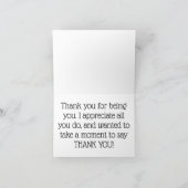 Opmerking: Geschikt voor iedereen! Bedankkaart (Binnen)