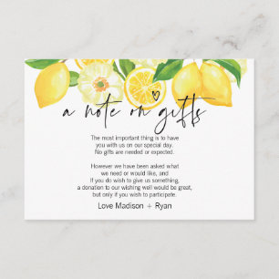 Opmerking: Gifts Wishing Well Wedding Invitation C Informatiekaartje