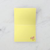 Opmerking: Japanse Floral Notitiekaartje (Binnen)