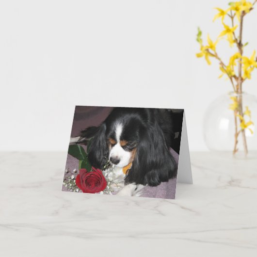 Opmerking Kaart (Gele Bloem)