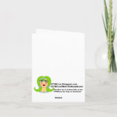 Opmerking Kaart -Candy Cane Tennis (Achterkant)