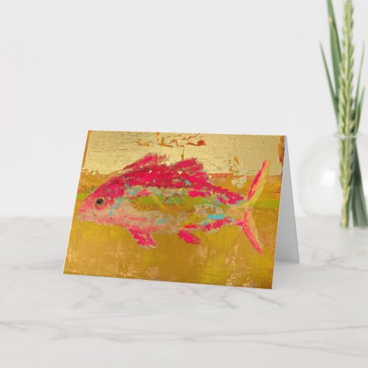 Opmerking kaart gouden vis (Voorkant)
