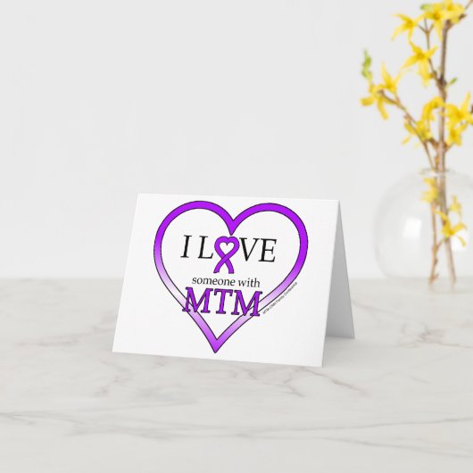 Opmerking Kaart - Ik hou van iemand met MTM (Gele Bloem)