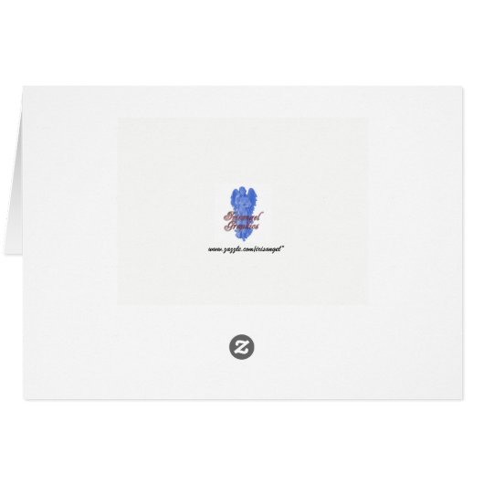 Opmerking: kaart, Iris sketch (Achterkant Horizontaal)