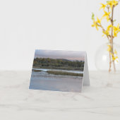 Opmerking Kaart: Kinnordy Loch in Autumn Frost Kaart (Gele Bloem)