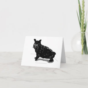 Opmerking Kaart: Manx Cat Notitiekaartje