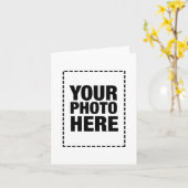 Opmerking Kaart - Portret (Gele Bloem)