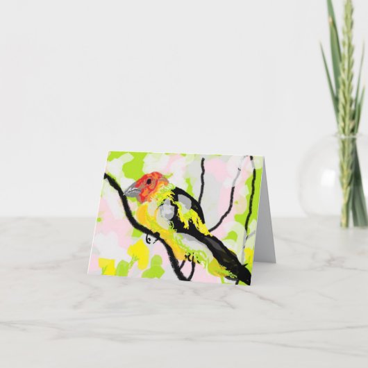 Opmerking Kaart: Tanagers Notitiekaartje (Voorkant)