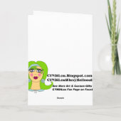 Opmerking Kaart -Tennisbal Verrassing (Achterkant)