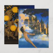 Opmerking: Kaart van Maxfield Parrish Notitiekaartje (Voorkant / Achterkant)