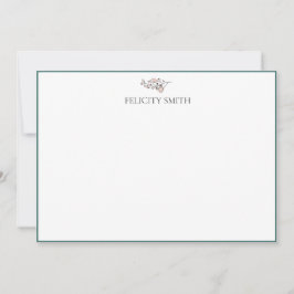 Opmerking Kaarten Flatant Matig Botanisch Roze