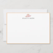 Opmerking Kaarten Flatant Matig Botanisch Sinaasap (Voorkant)