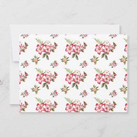 Opmerking Kaarten Flatant Matig Logo Botanisch Roz (Achterkant)