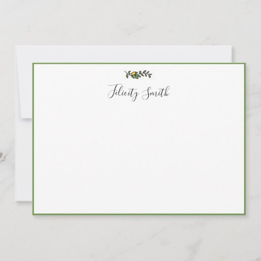 Opmerking: Kaarten voor elegante platte, moderne b (Voorkant)