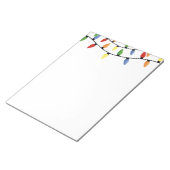 Opmerking: kerstverlichting notitieblok (Schuin)
