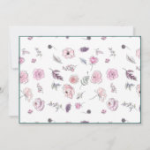 Opmerking: legante vlakke moderne botanische kaart (Achterkant)