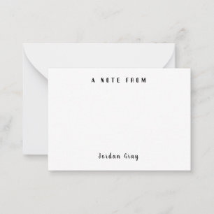 Opmerking Notitiekaartje