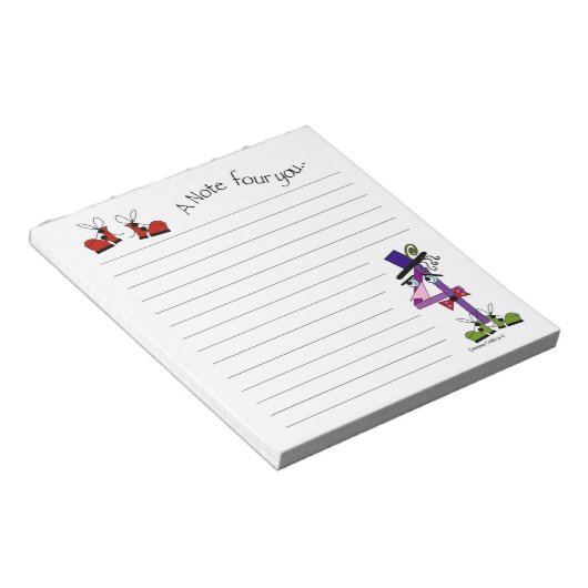 Opmerking: nummer vier notitieblok (Schuin)