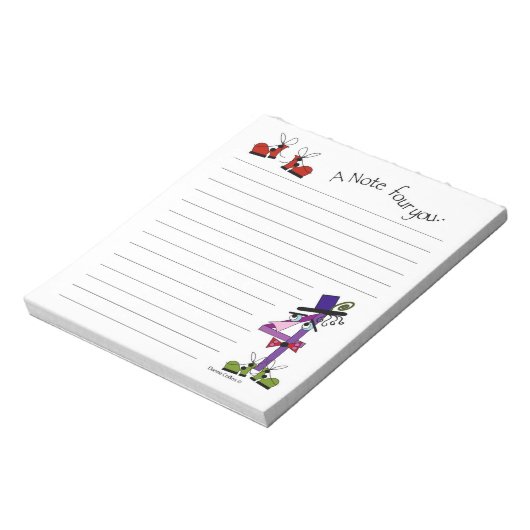 Opmerking: nummer vier notitieblok (Linkerzijde)