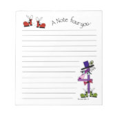 Opmerking: nummer vier notitieblok (Voorkant)