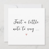 Opmerking om te zeggen - eenvoudige zwangerschapsa aankondiging (Voorkant)