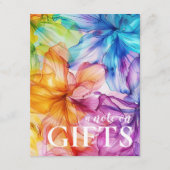 Opmerking op cadeaukaart Eetherische Bloom Informatiekaartje (Voorkant)