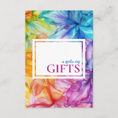 Opmerking op GIFTS kaart Eetherische Bloom (Voorkant)