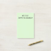 Opmerking: 'Opmerking voor zichzelf' Funny Blursda Post-it® Notes (Op bureau)