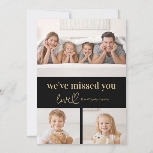 Opmerking over EDITABLE COLOR Holiday Photo Card Feestdagenkaart (Voorkant)