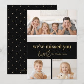 Opmerking over EDITABLE COLOR Holiday Photo Card Feestdagenkaart (Voorkant / Achterkant)