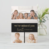 Opmerking over EDITABLE COLOR Holiday Photo Card Feestdagenkaart (Staand voorkant)