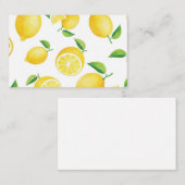 Opmerking over leemten visitekaartje (Voorkant / Achterkant)