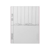 Opmerking over maaltijdplanning notitieblok (Linkerzijde)