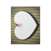 Opmerking over papier — Hart — Blocnote (Linkerzijde)