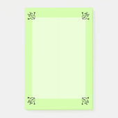 Opmerking Pad - Curly-hoeken (lang) Post-it® Notes (Voorkant)