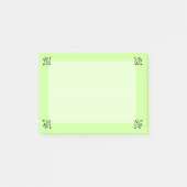 Opmerking Pad - Curly-hoeken Post-it® Notes (Voorkant)
