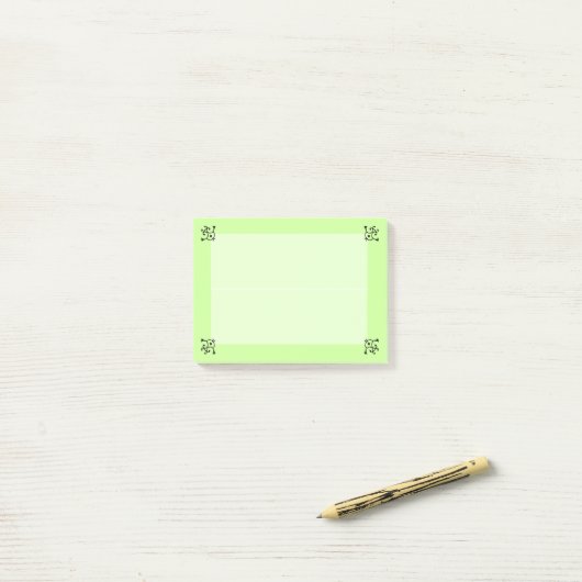 Opmerking Pad - Curly-hoeken Post-it® Notes (Op bureau)