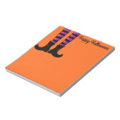 Opmerking: Pad-Halloween heks Notitieblok (Linkerzijde)